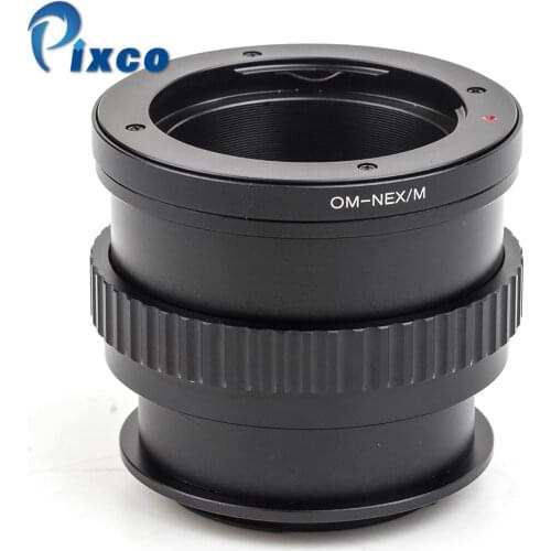 Pixco OM-NEX Adjustable Macro to Infinity Lens Adapter Suit For Olympus OM Lens to suit for Sony E Mount NEX Camera