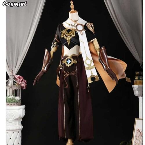 Anime Genshin Impact Traveler Paimon Game Suit Uniform Cosplay Costume Halloween Outfit For Women Men New 2020