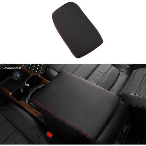 Car Central Armrest Organizer Storage Box Decoration Leather Case Cover For Honda CRV CR-V 2017 2018 2019 2020 Car Accessories