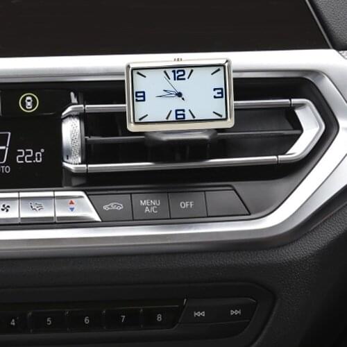 Double-sided Sticker Car Clock Luminous Auto Fashion Watch Stick-On Auto Watch Automobiles Quartz Watch Car Interior Decoration