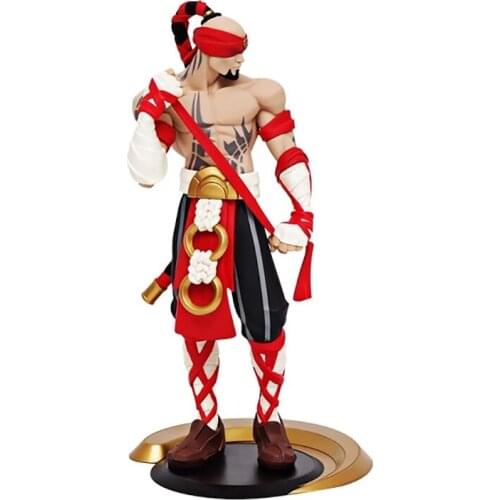 League of Legends Lee Sin The Blind Monk Figure Pvc Model Doll Toys Hand-Made Model Decoration Anime Games Peripheral Boxed Gift