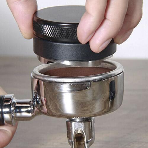 Coffee Distribution Tool 51 mm Stainless Steel Coffee Tamper Base Coffee Bean Press Hammer Coffee Distributor