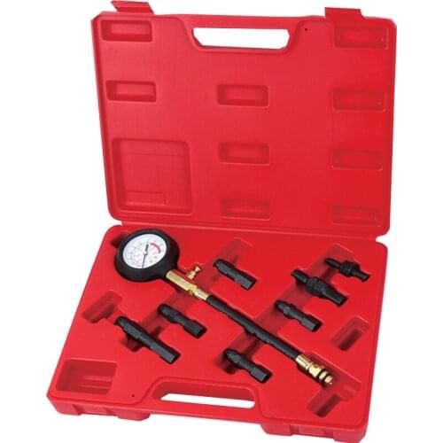 Petrol Engine Compression Tester Testing Set Kit Direct & Indirect Engines