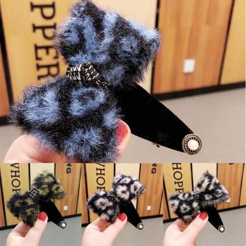 Print Hair Slide Snap Grips GIRLS Leopard clip Leopard Accessories Gloss clip