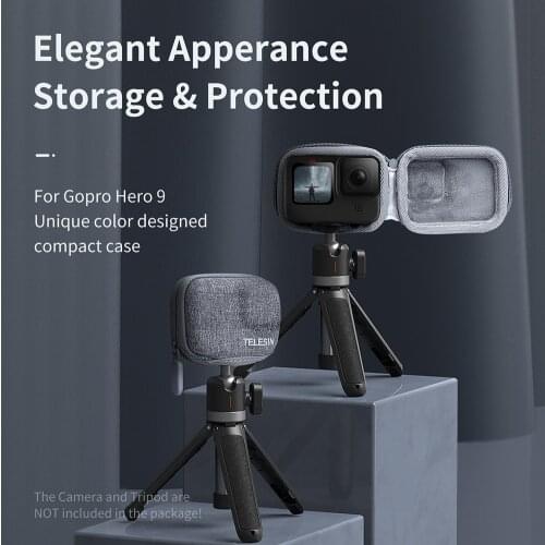 High-quality Portable Camera Shockproof Protective Bag Organizer for Gopro Hero 9 Sports Camera Storage Carry Case Pouch