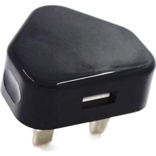 UK Plug 3 Pin USB Plug Adapter Charger Power Plug Wall Socket USB Ports For Phones Tablets Chargeable Devices For Travel Home