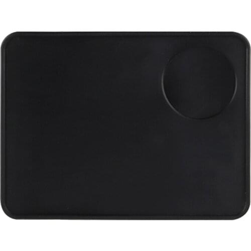 Food Grade Silicone Coffee Tamper Mat Anti-slip Espresso Latte Coffee Powder Tamping Rest Holder Pad N0PA