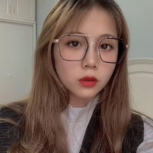 SPH: -0.00 -0.50 -1.0 ~ -6.0 Quality Square Unisex Sunglasses Myopia Finished Glasses Fashion Diopter Eyeglasses