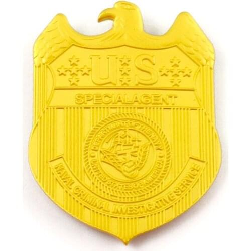 SPICAL AGENT custom die cust lapel pin,gold plated,no color filled