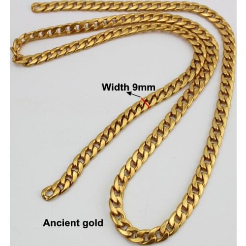 5m Ancient gold High-grade goods MK flat chain hardware accessories fine metal chain bag part