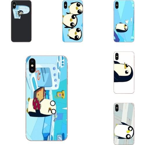 For Xiaomi Mi A1 A2 A3 CC9 CC9E 9T mi10 mi9 mi8 pro lite SE TPU Protective Case Adventure Time Gunter The Black Penguin