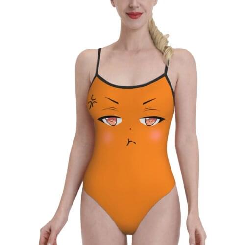 Women 2021 sexy Bikinis Cartoon Expression (7) Women Swimsuit One-Piece womens top sexy Women Beach wear