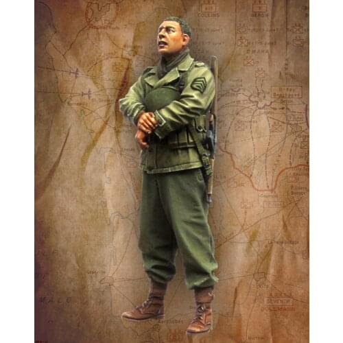 1/35 ancient us infantry stand Resin figure Model kits Miniature gk Unassembly Unpainted