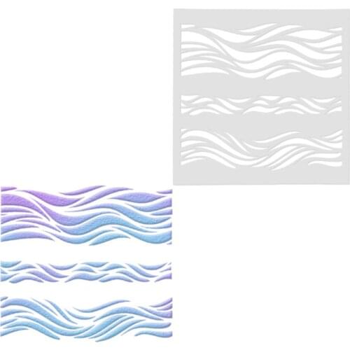 10pcs/lot 13x13cm Cake Stencil Plastic Lace Cake Boder Stencils Template DIY Drawing Mold Cake Decorating Tool Bakeware