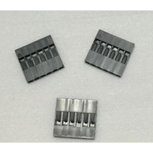 100pcs 2.54mm Pitch 6P Dupont Housing Plastic Shell Terminal 6Pin Jumper Wire Housing Connector