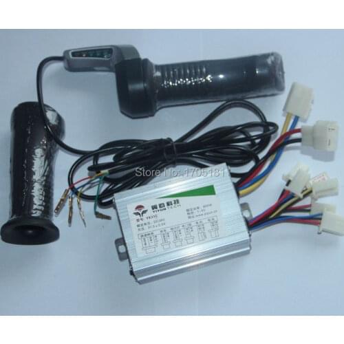 36V 800W motor Brushed speed Controller Electric Scooter Throttle Twist Grips Power Display controlador de motor