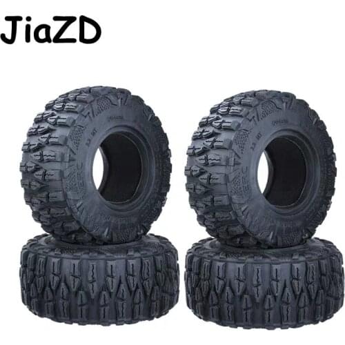 4pcs 2.2inch Soft Dragon Claw Wheel Tire For 1/10 RC Crawler Car TRX4 RC4WD D90 D110 Axial Scx10 90046 CCO1 VS4-10 Q1