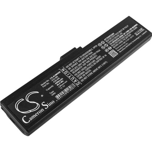 Cameron sino battery for Asus M9, M9A,M9F,M9J,M9V,W7,W7F,W7J,W7S,W7SG，70-NDQ1B2000,70-NHQ2B1000M,90-NDQ1B1000
