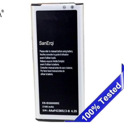 For Samsung GALAXY S5 mini battery G870 SM-G800F SM-G800H S5 MINI 2100mAh EB-BG800BBE phone Battery SanErqi