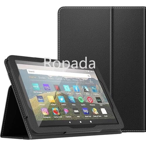 Case for Fire HD 8 2020 / HD 8 Plus tablet stand cover 2015 2016 2017 2020 8.0 lightweight Flip Stand+Screen protector+stylus