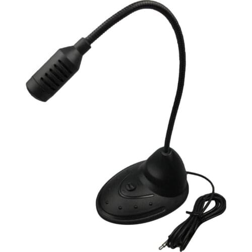 Flexible Mini Chatting Meeting Singing Recording Microphone 3.5mm Wired Mic микрофон караоке