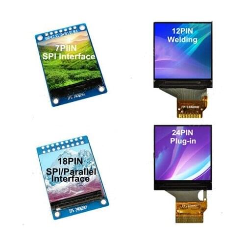 Maithoga IPS 1.3 inch 7PIN SPI HD TFT Display Color Screen with Adapter Board ST7789 Drive IC 240*240