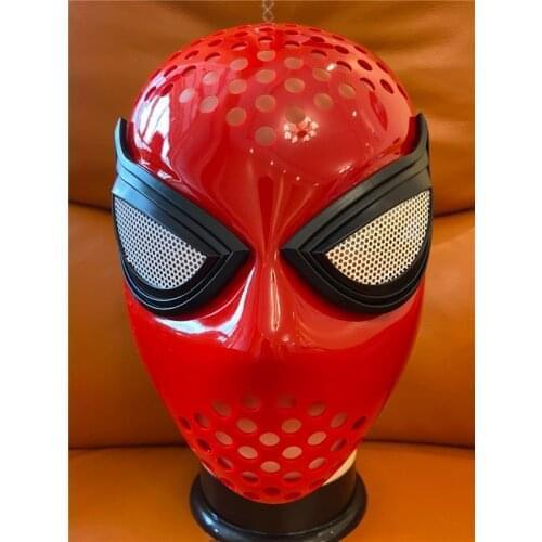 PS5 Faceshell Homecoming Helmet Far From Home Miles Morales Faceshell With Lenses For Cosplay Costume Mask Faceshell