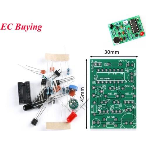 DIY Kit Module Analog Electronic Candle Lights Blowing Control Simulation Candle Suite Set Training DIY Parts