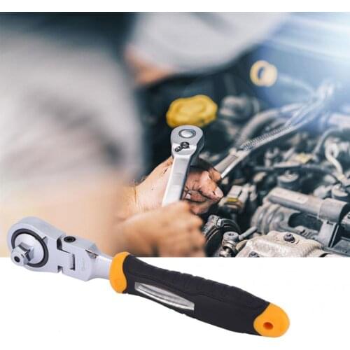 Wrench Set 3 in 1 Ratchet Wrench Replaceable Garage Home Repair Hand Tool with 3Pcs Socket Adapters Repair Tools Set