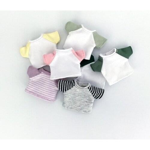 HOUZIWA OB11 Clothes BJD Doll T-Shirt Clothes For Doll OB11