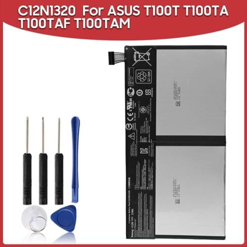 Original Rechargeable Battery C12N1320 For ASUS T100T T100TA T100TAF T100TAM 7900mAh Tablet Replacement Batteries