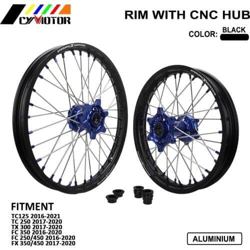 Front Rear Wheels Rims Hubs Spacer For Husqvarna TC125 2016-2021 TC250 TX300 FC FC250 FC350 FC450 FX350 FX450 TC FC TX 2016-2020