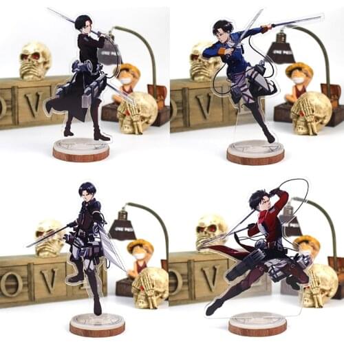 Attack on Titan Cosplay Prop Anime Accessories Acrylic Desk Stand Figure Model