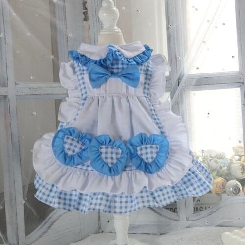 Luxury Dog Clothes Dress Elegant Summer Pet Small Dog Wedding Party Maid Lolita Princess Dresses Chihuahua Maltese Yorkie Skirt