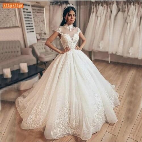 Sexy Church African Ivory Wedding Dresses Lace Up 2020 Appliqued Ball Gown Bridal Dress White Princess Custom Made Wedding Gowns