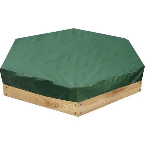 Green Canopy Children Toy Sandpit Pool Sandbox Cover Dustproof Waterproof Bunker Outdoor Garden Oxford Cloth Shelter