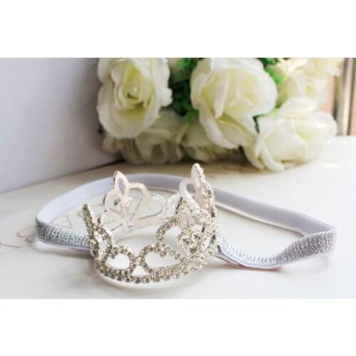 Baby Kids Girls Princess Rhinestone Crown Headband Newborn Tiara Photography Props Accessories
