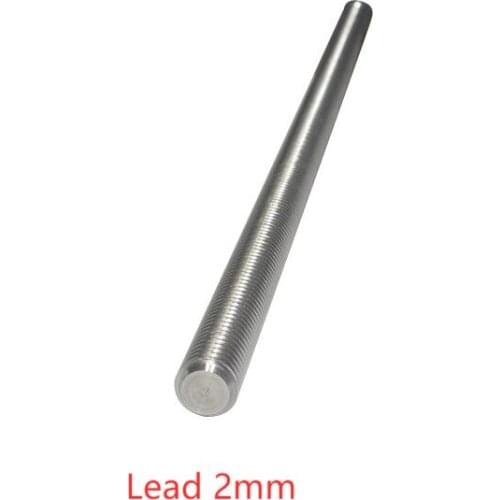 304 stainless steel T12 screw length 550mm lead 2mm 3mm 8mm trapezoidal spindle 1pcs