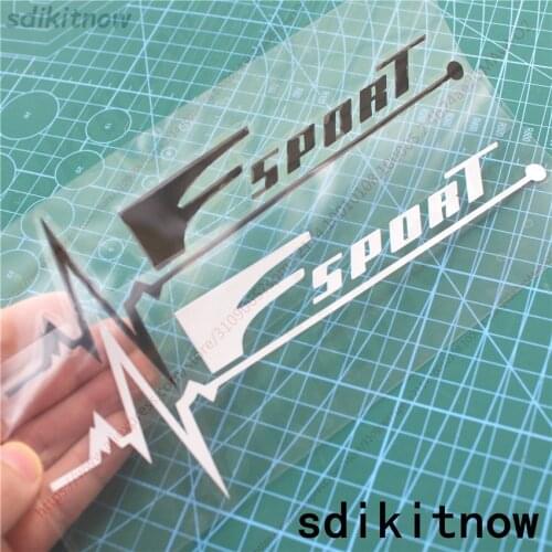 1pc Car Decal Sticker Styling Windows Door Decoration For lexus f sport IS200T IS250 IS300 RX300 CT NX RX GS RX330 RX350 CT200