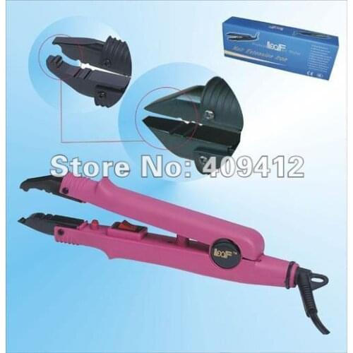 Wholesale 10pcs hair extension fusion iron / Loof 611 constant hair connector tools ,3 tips 2 colors