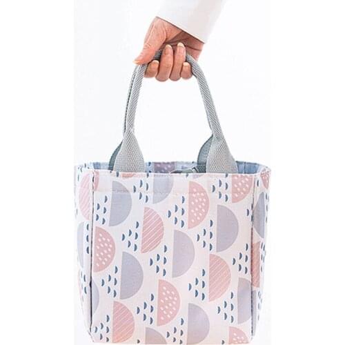 18PCS / LOT Portable Women Lunch Bag Drawstring Box Tote Reusable Pouch Lunch Bags Wholesale