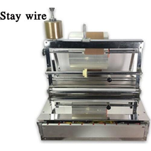 220V Cigarette Box Tissue Box Three-dimensional Packaging Machine Semi-automatic Film Machine Transparent Film Packaging Machine