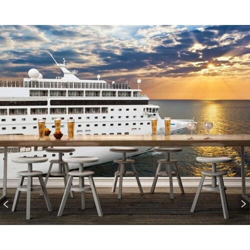 Papel de parede luxury cruise 3d wallpaper,living room kitchen bedroom wall papers home decor restaurant bar mural