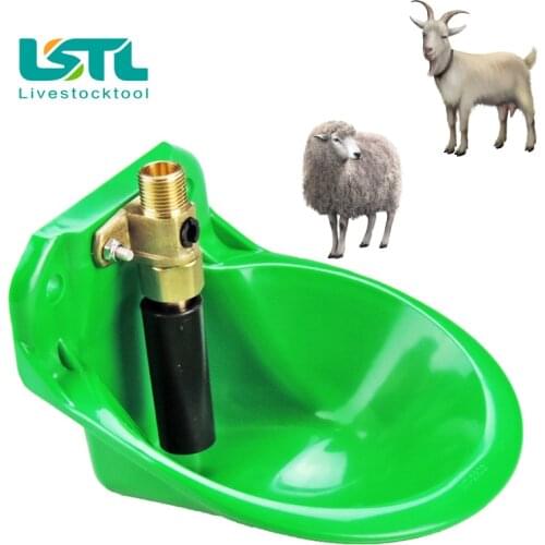 Livestock Copper Valve Automatic Water Bowl Sheep Pig Water Drinker Animals Drinking Tool Touch Big Poultry Farm Tools