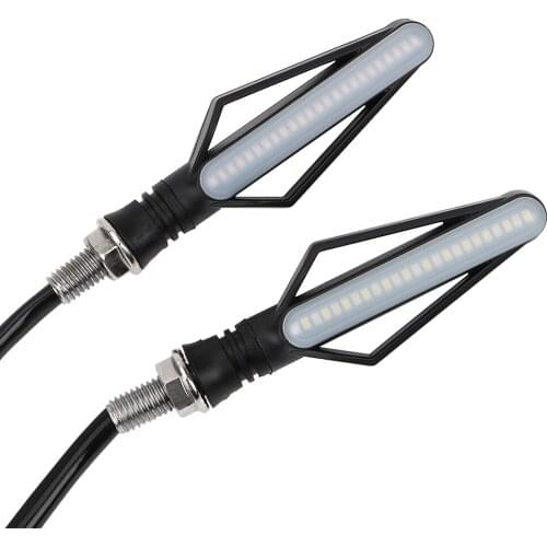 1 Piece Signal Lamp Motorcycle Turn Signal Lights 24 LED Motorbike Indicator Blinker Fog Light Moto Tail Brake Lights