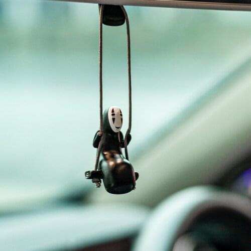 1 PC Anime No Face Man Action Figure Model DIY Gardening Decoration Landscape Doll Toy Handmade Ornaments Car ornaments