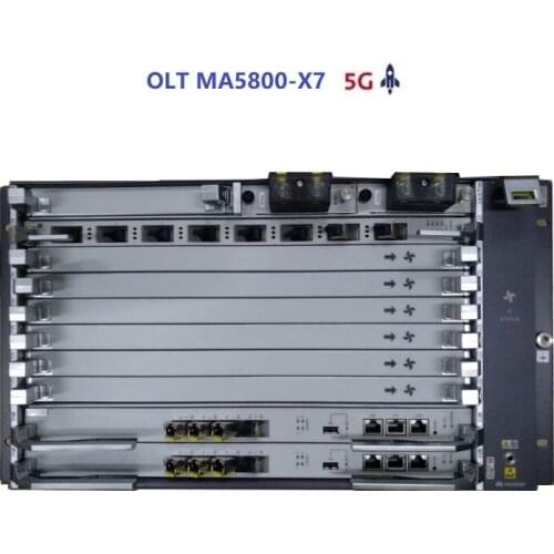 MA5800-X7 GPON EPON 10GOLT Optical Line Terminal 2*MPLA 2*PILA DC Power Support GPHF GPSF XEHD XGHD Service Board