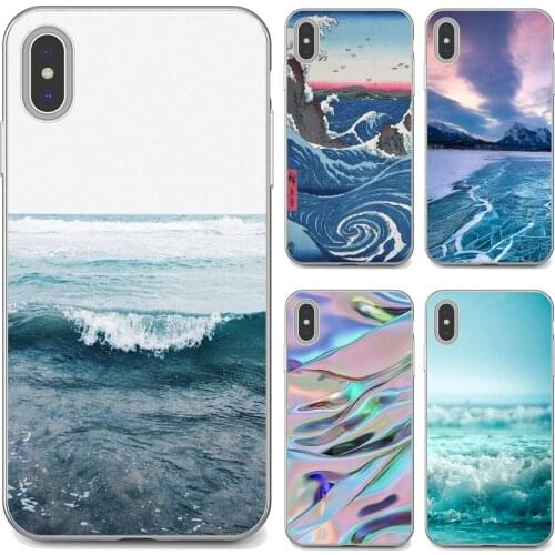 The-waves-Ocean-water Soft Case Cover For Huawei P30 P40 P20 P7 P8 P9 P10 Lite Plus Pro 2015 2016 2017 Mini