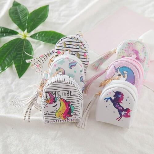 Fancy&Fantasy Fashion Tassel PU Leather Handbag Pendant Fashion Coin Purse Bag Cute Small Wallet Mini Zipper Shaped Keychain