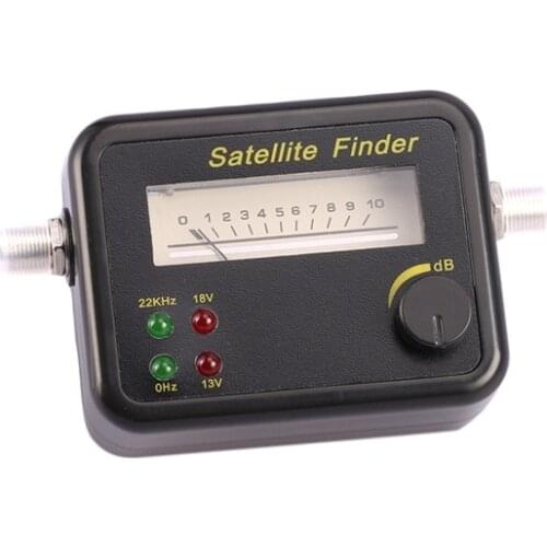NEW Plastic Black Mini Digital LCD Display Satellite Signal Finder Meter Tester With Excellent Sensitivity Satellite TV Receiver